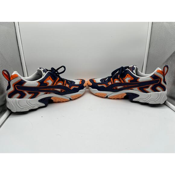 Asics Gel-Nandi Navy Blue Orange Chunky Athletic Running Shoes Mens 8.5